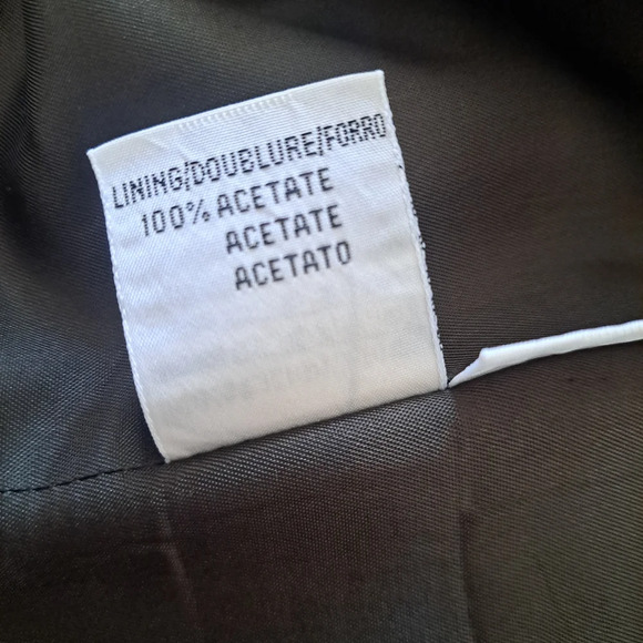 Evan-Picone 100% Lambswool Tweed Blazer w/ Suede Elbow Patches – Size 6 - Picture 4 of 6